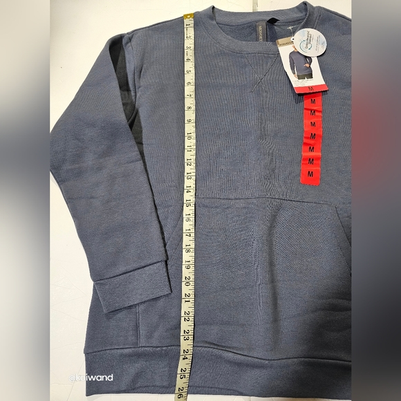 NWT Mondetta Women's Blue Everyday Soft Crew Sweater Size M - Picture 5 of 14